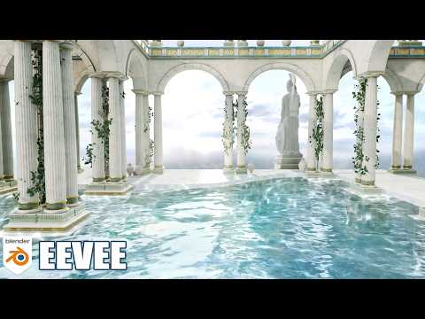 How To Create Animated Water and Caustics in Blender EEVEE
