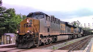 CSX Empty Coal Train E780-19 West at St Denis MD