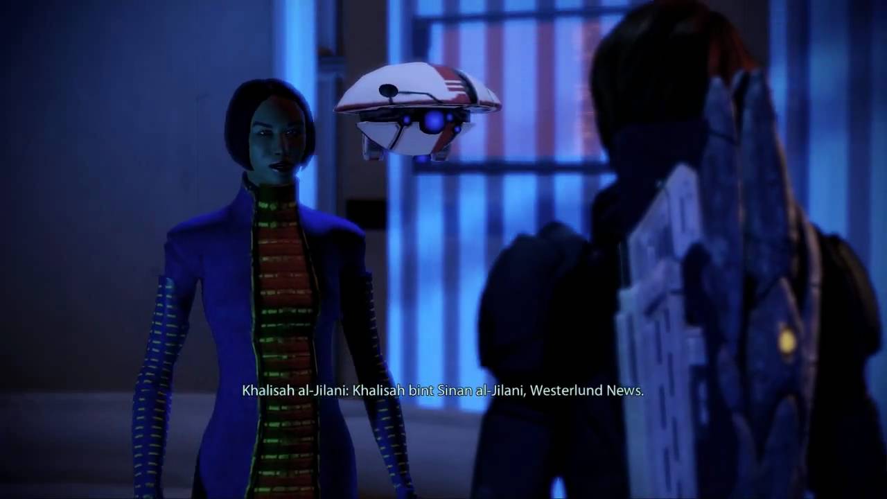 Mass Effect 2 - Punching the reporter