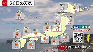 9月26日の天気