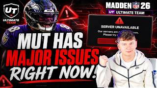 MUT HAS MAJOR ISSUES RIGHT NOW! SERVER ISSUES, PREMIUM PASS GLITCH, AND MUCH MORE!