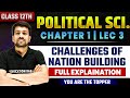 Class 12th Political Science Chapter 1 | Challenges Of Nation Building | English Medium | Lecture 3