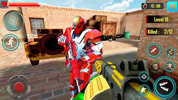 Robot FPS Shooting Strike:AndroidGamePlay#Part15