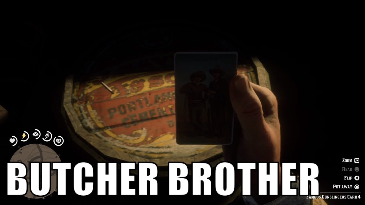 Red Dead Redemption 2 - Famous Gunslinger Card 4 Location | Butcher ...