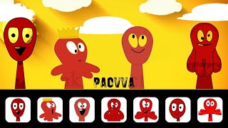 My Sprunki Oc: All Fred (From Pocoyo) All Phase 1 To Phase 5
