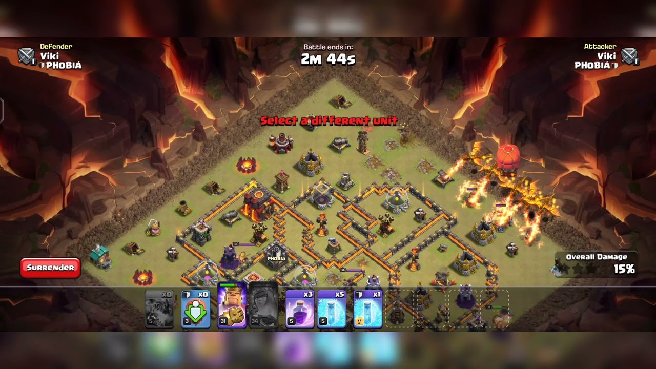 How to attack super dragon in th10 || TH 10 super dragon strategy || Phobia