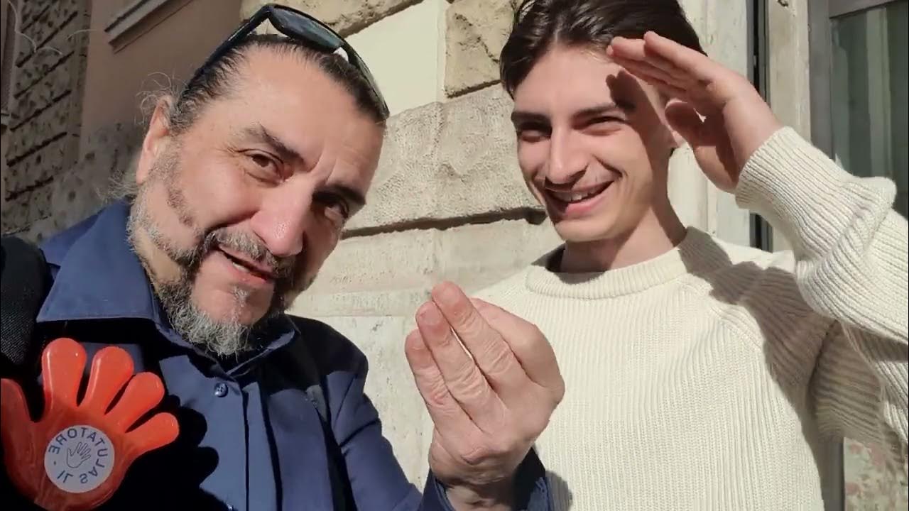 Viva Rai 2 Il Ballerino Cristian Prebibaj saluta i fan col Salutatore YouTube