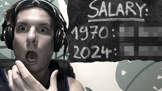ENGINEERING SALARY 1970 vs. 2024. comparison, inflation, loss of purchasing power #reaction