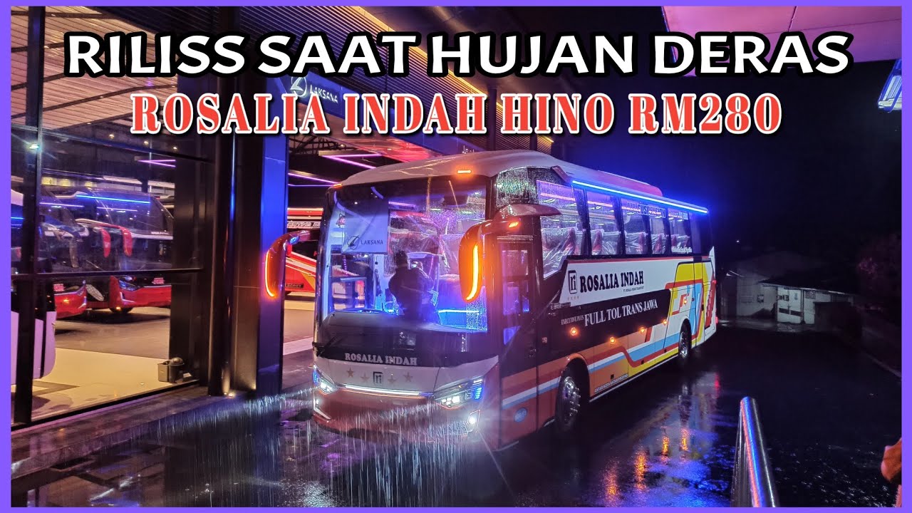 ROSALIA INDAH RM 280 LAGI‼️Riliss Dari Karoseri Laksana SR3 Panorama