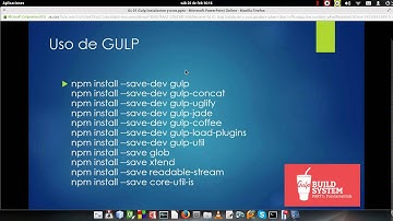 GL01  Gulp Instalacion y primeros pasos