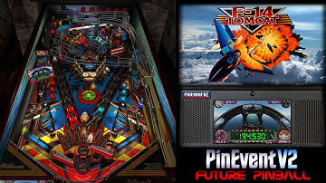 F-14 Tomcat - Afterburner (PinEvent V2, FizX, UPro) - Walkthrough of updates, features and gameplay