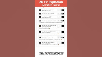 2D FX Explosion Animations Tutorial - Beginner to Advance (What