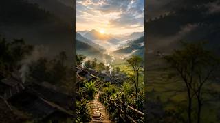Peaceful Slow Living in Rural Vietnam 🌿 Mountain Village & Vietnam Countryside Nature Sounds