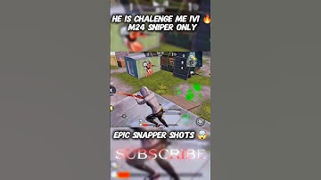He Challenged Me 1v1 M4 Sniper Only 😈 | Insane Sniping Moments 🔥