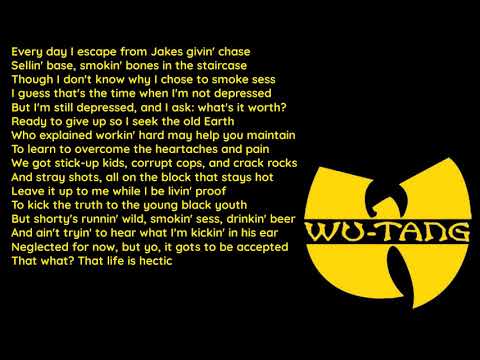 Wu-Tang Clan - C.R.E.A.M. [Lyrics] [HQ]