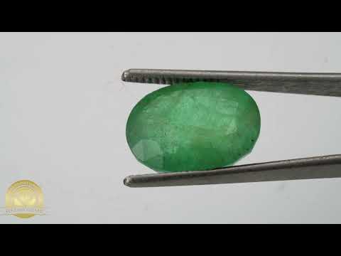 Product Video for: Zambian Emerald 9.85 Carat (10.82 Ratti) - Panna Stone
