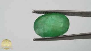 Product Video for: Zambian Emerald 9.85 Carat (10.82 Ratti) - Panna Stone