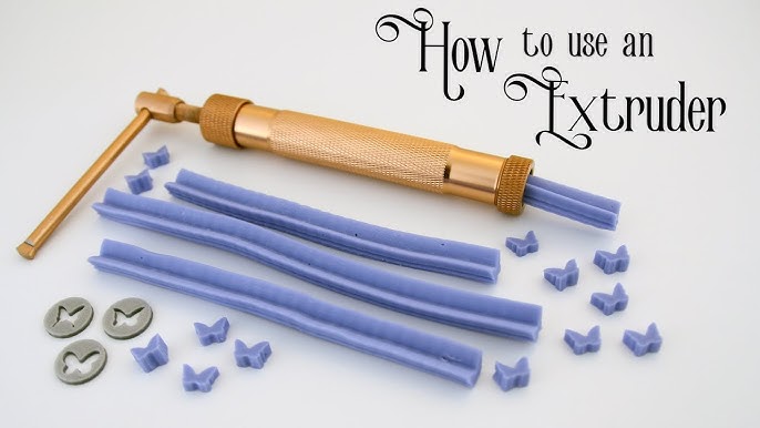 11 Fondant extruder projects ideas  clay extruder, cupcake cakes, polymer  clay canes