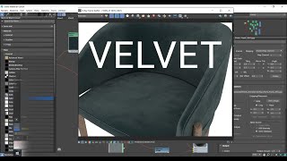 Como crear material de terciopelo en V-Ray