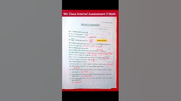 9th Class Math Question Paper || Math lA 2 Exam Question Paper 2024 #question #paper #maths #9th