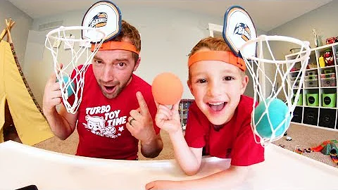 Father & Son PLAY BASKET HEAD!
