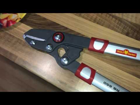 WOLF-Garten - Amboss Astschere »Basic Plus« POWER CUT* RS 650; 73AGA005650 Unboxing und Anleitung