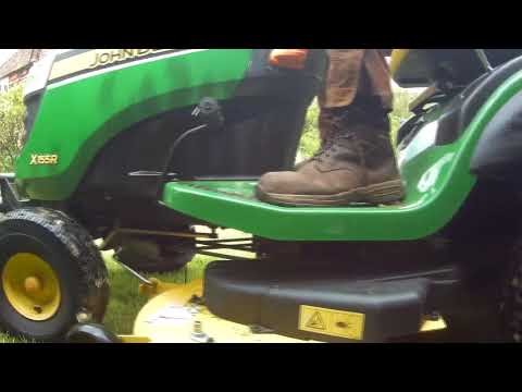 Mowing With A John Deere X155R