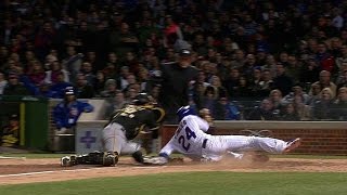 Celebrity PIT@CHC: Harrison throws out Fowler at the plate Profile