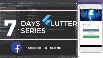 Cloning Facebook with Flutter