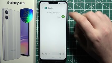 Samsung Galaxy A05: How to Change Text Messages Background