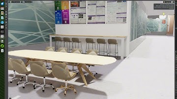 A walkthrough video of the reconstructed environment on Omniverse USD Composer