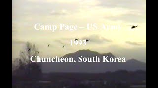 Korea 1993 Camp Page - Chuncheon, South Korea