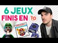 6 JEUX TERMINÉS en MOINS DE 10 MINUTES !