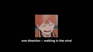 one direction – walking in the wind (slowed and reverb) with lyrics.