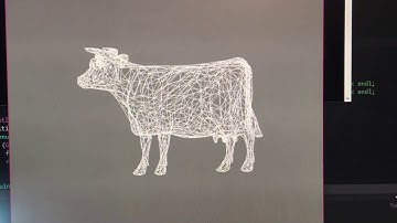 Progressive mesh cow