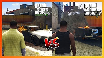 GTA V Original vs Enhanced - Graphics and Details Comparison