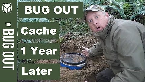 SURVIVAL CACHE uncovered after 12 months underground | will it still be OK