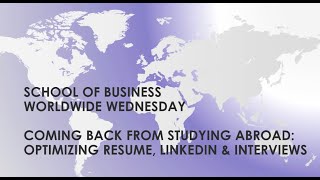 Worldwide Wednesdays: Coming Back from Studying Abroad