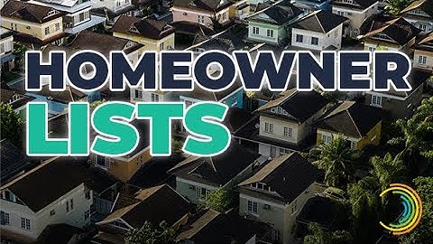 Datazapp | How to Build Lists of Homeowners with Phone Number, Email, etc.