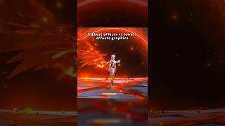 High Graphics Vs Low Graphics #genshinimpact #genshin