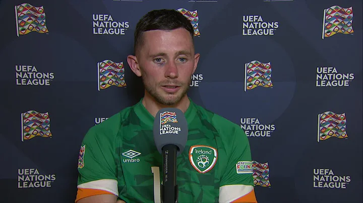 Alan Browne reacts to Rep. of Ireland's 3-0 Nation...