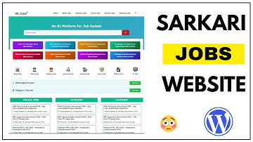 💼 Sarkari Job Website Kaise Banaye | WordPress GeneratePress Sarkari Result Template 💻