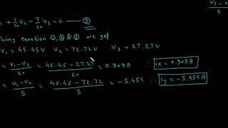 Nodal Analysis of Electric Circuits Example 4 | Electrical Engineering