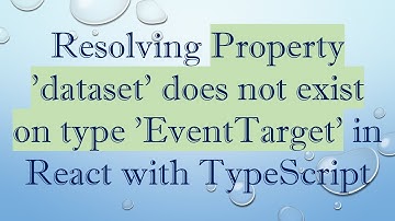Resolving Property 