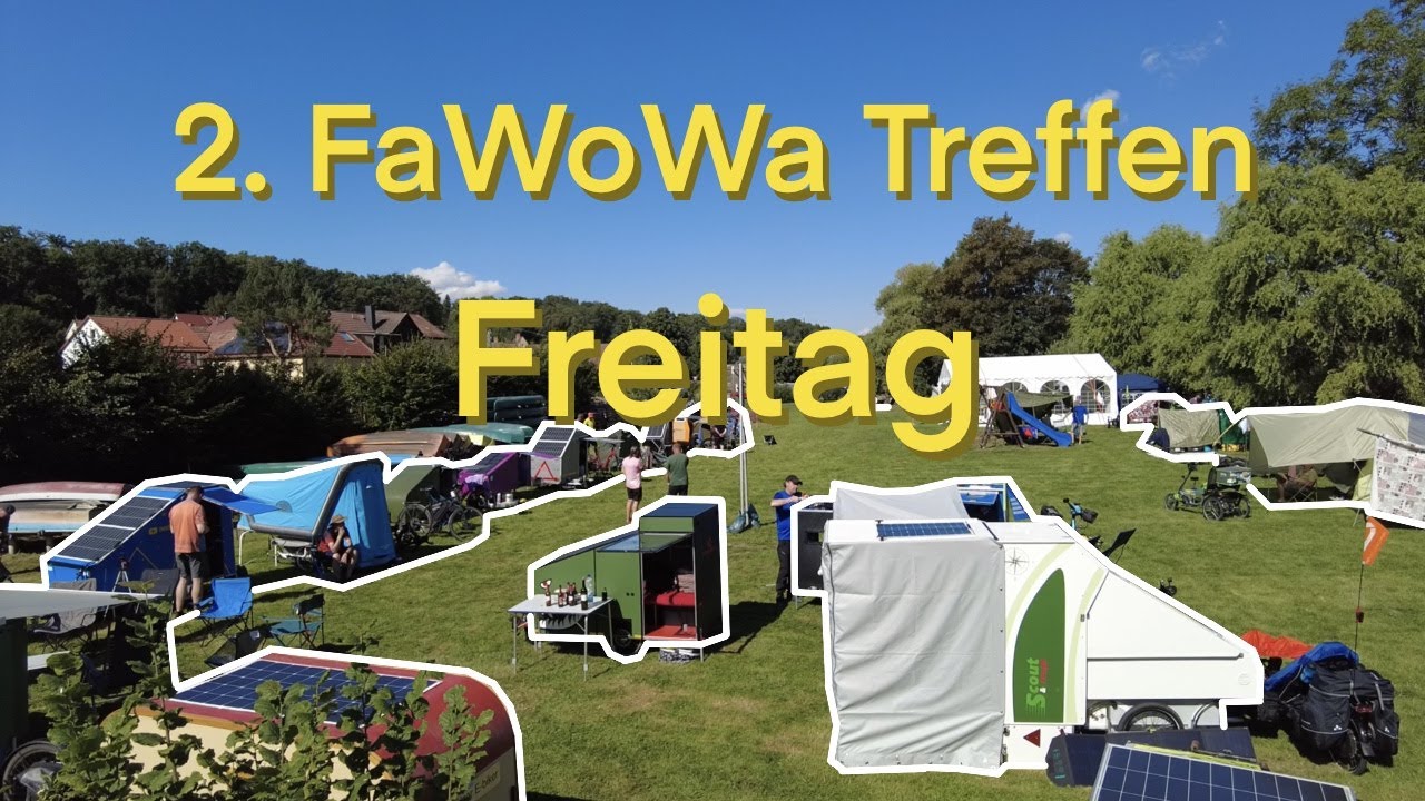 2 Fahrradwohnwagen Treffen In Gera W nschendorf Anreise Der 