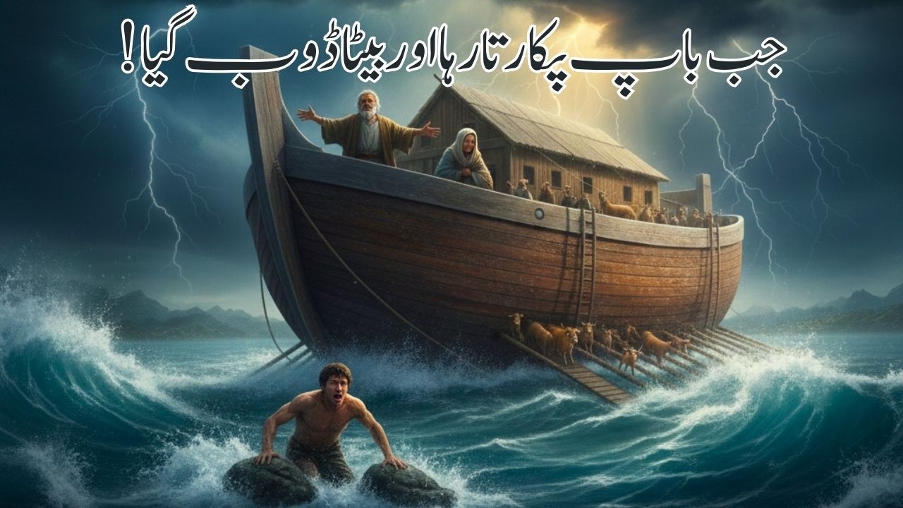 Jab Baap Ne Bete Ko Doobte Dekha! 😭 | Tofaan-e-Nuh A.S Ka Ibratnak Anjam| QasasulMursaleen