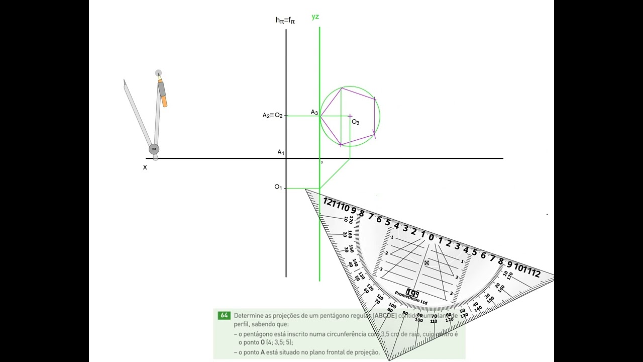GD A PENTAGONO DE PERFIL M Ex 64