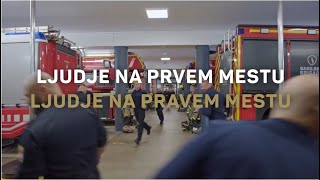 LJUDJE NA PRVEM MESTU, LJUDJE NA PRAVEM MESTU - dokumentarni film o Gasilski brigadi Ljubljana