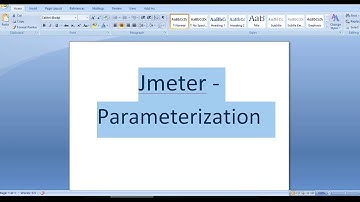 Performance Testing Expert - Jmeter parameterization