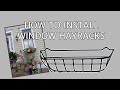 How to Install A Window Hayrack How to Install A Window Hayrack